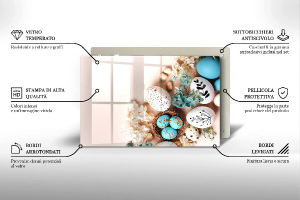 Stenska zaščitna plošča za štedilnik Velikonočni okraski