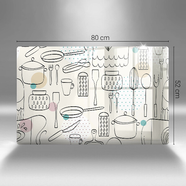 Zaščitna plošča za štedilnik Kuhinjski dodatki