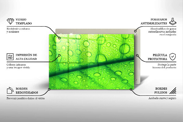 Zaščitna plošča za štedilnik Bližnji posnetek lista