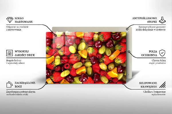 Zaščitna plošča za štedilnik Poletno sadje