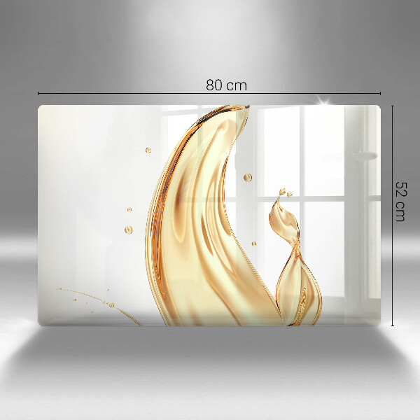 Zaščitna steklena plošča za štedilnik olivno olje