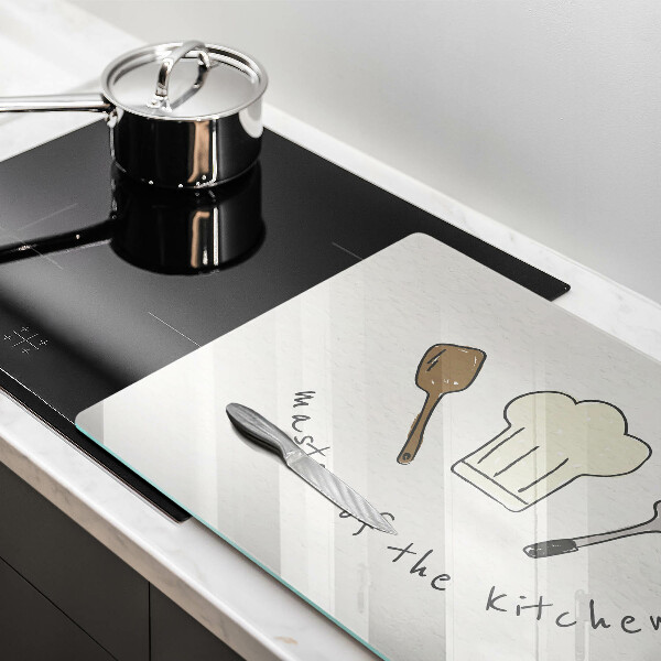 Zaščitna steklena plošča za štedilnik Master of the Kitchen
