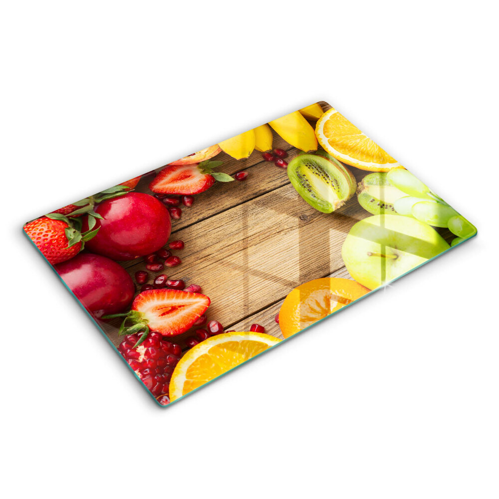 Zaščitna steklena plošča za štedilnik Sveže sadje