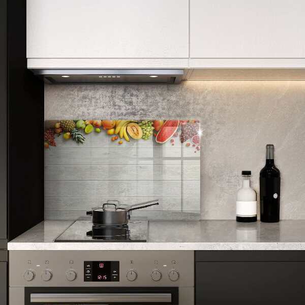 Zaščitna plošča za štedilnik Sadje na platnicah