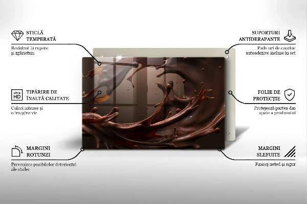 Zaščitna plošča za štedilnik Tekoča čokolada