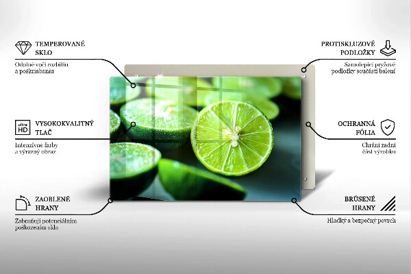 Zaščitna plošča za štedilnik Limeta citrusi