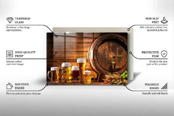 Zaščitna plošča za štedilnik Sod piva