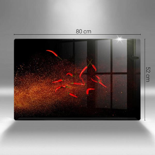 Zaščitna plošča za štedilnik Pekoče čili paprike