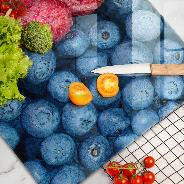 Stenska zaščitna plošča za štedilnik Plodovi malin in borovnic