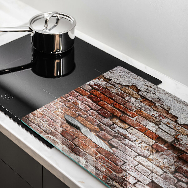 Zaščitna plošča za štedilnik Stara opečna in betonska stena