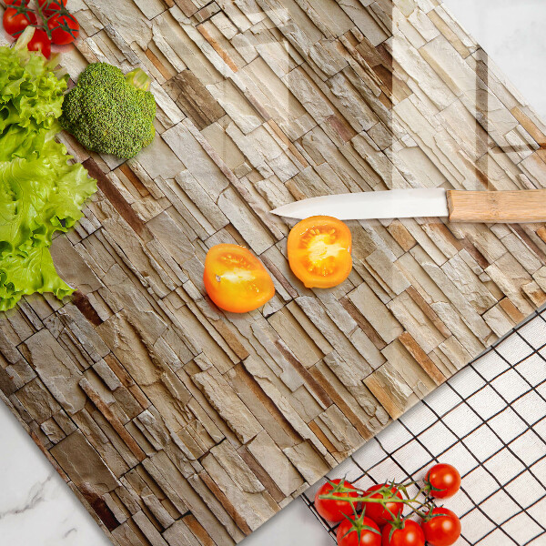 Zaščitna plošča za štedilnik Tekstura okrasnih kamnov