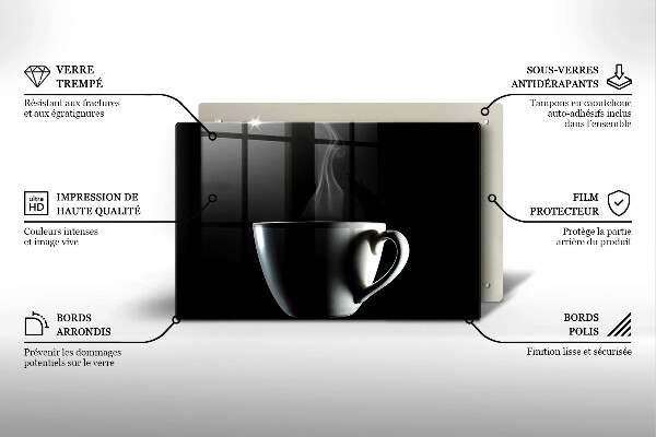 Zaščitna plošča za štedilnik Skodelica čaja