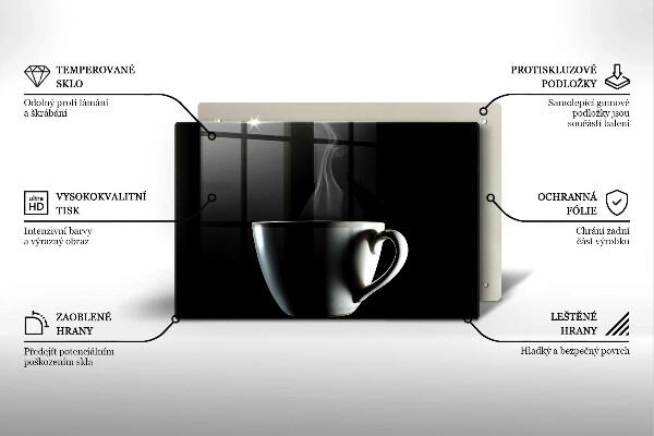 Zaščitna plošča za štedilnik Skodelica čaja