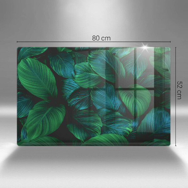 Zaščitna plošča za štedilnik Listi džungle