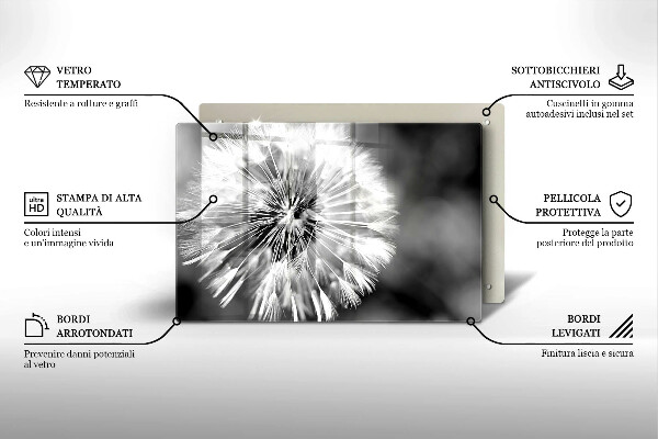 Zaščitna plošča za štedilnik Nežen regrat
