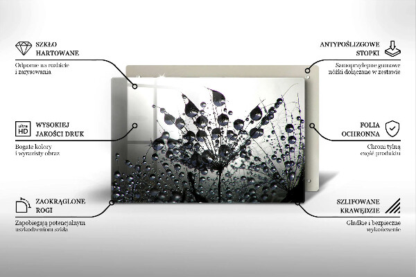 Zaščitna plošča za štedilnik Regrat in rosa