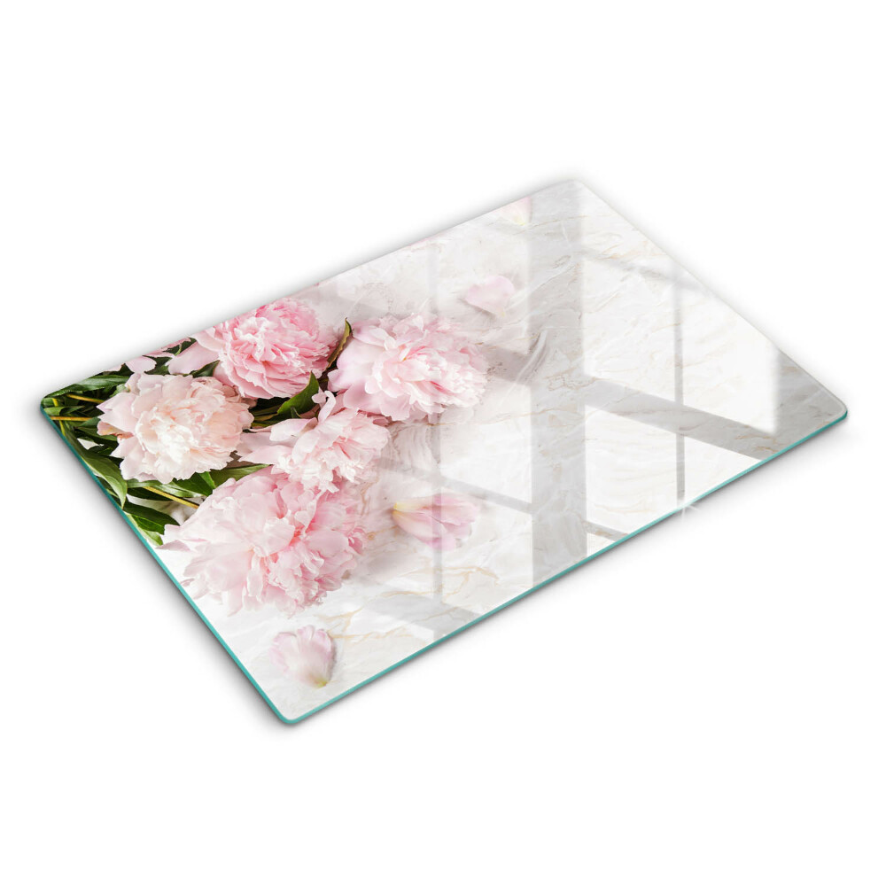 Zaščitna plošča za štedilnik Nežni cvetovi vrtnic