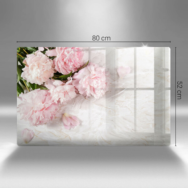 Zaščitna plošča za štedilnik Nežni cvetovi vrtnic