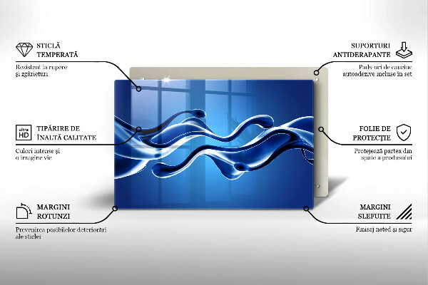 Stenska zaščitna plošča za štedilnik Abstrakcija tekočine