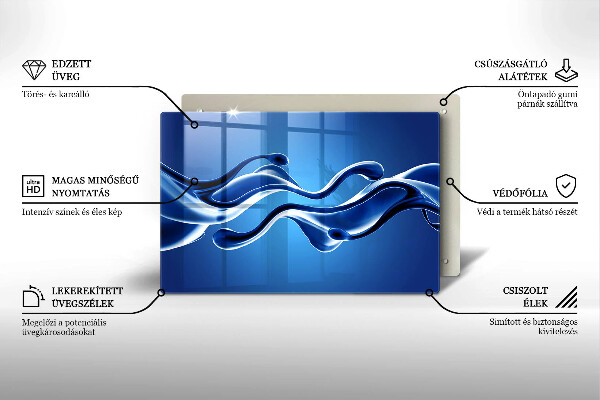 Stenska zaščitna plošča za štedilnik Abstrakcija tekočine