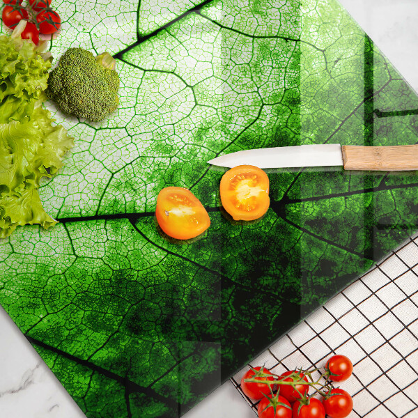 Zaščitna plošča za štedilnik Okrasni žilni list