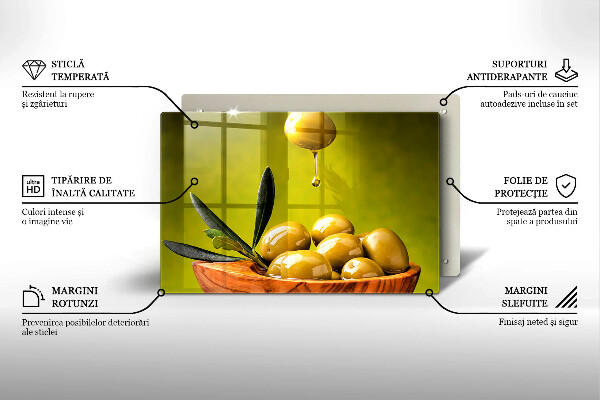Zaščitna plošča za štedilnik Okusne olive