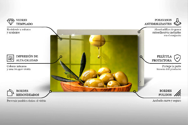 Zaščitna plošča za štedilnik Okusne olive
