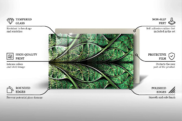 Zaščitna plošča za štedilnik Zgradba listnih žil