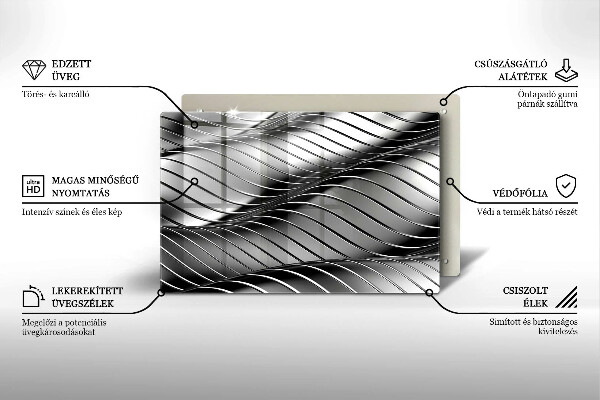 Zaščitna plošča za štedilnik 3D kovinska struktura