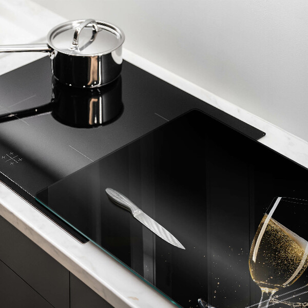 Zaščitna plošča za štedilnik Kozarci za šampanjec