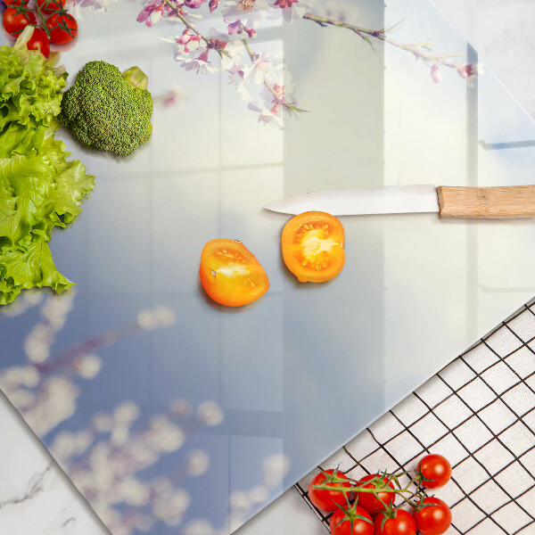 Zaščitna plošča za štedilnik Cvetoče drevo