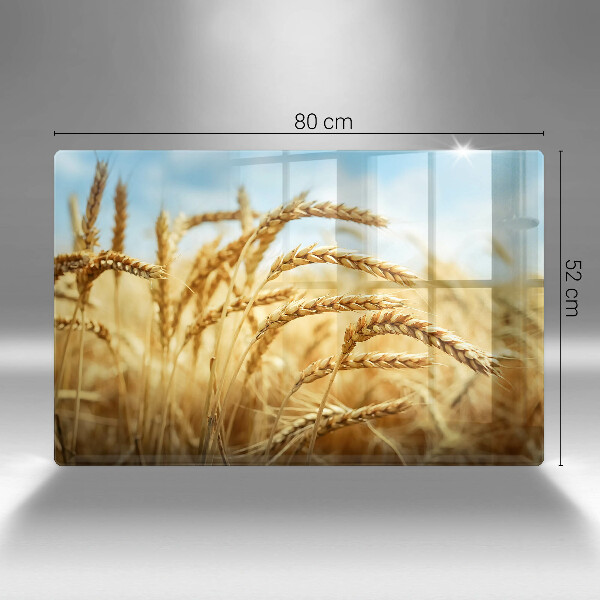 Zaščitna plošča za štedilnik Klasje žit na polju