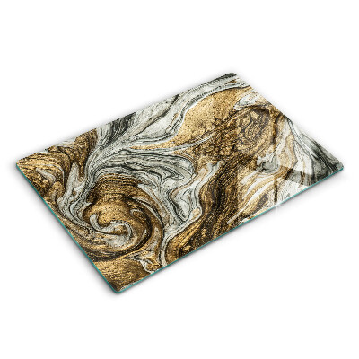 Stenska zaščitna plošča za štedilnik Bogata abstrakcija