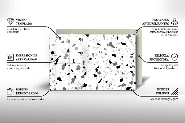 Stenska zaščitna plošča za štedilnik Dekorativna kamenina