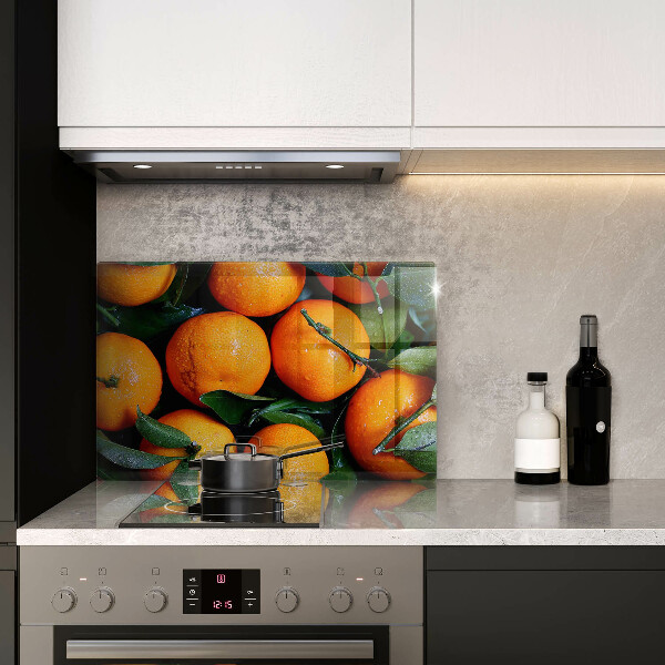 Stenska zaščitna plošča za štedilnik Oranžno sadje