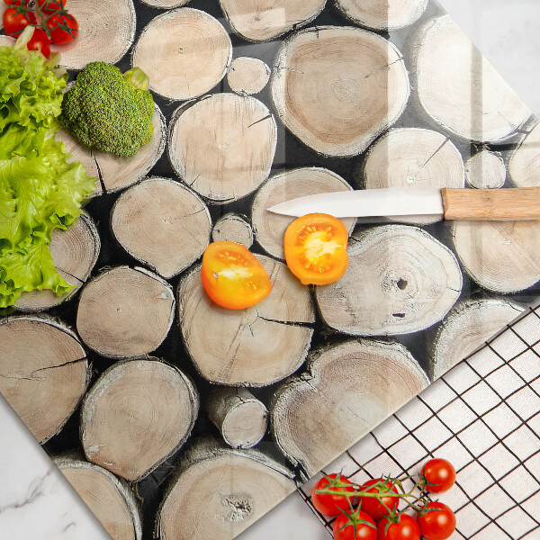 Zaščitna plošča za štedilnik Lesena debla