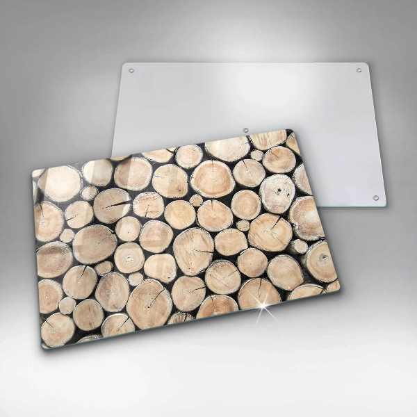 Zaščitna plošča za štedilnik Lesena debla