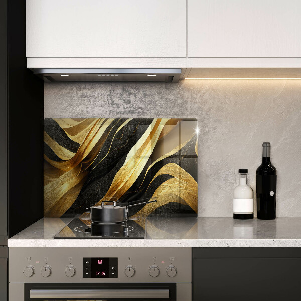 Zaščitna plošča za štedilnik Elegantna abstrakcija