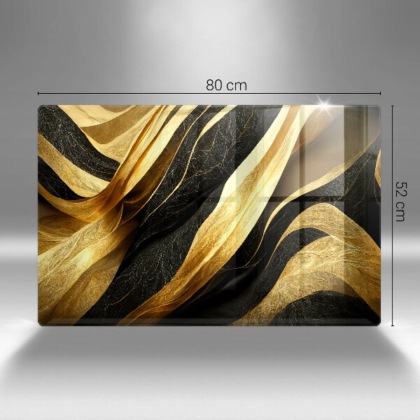 Zaščitna plošča za štedilnik Elegantna abstrakcija