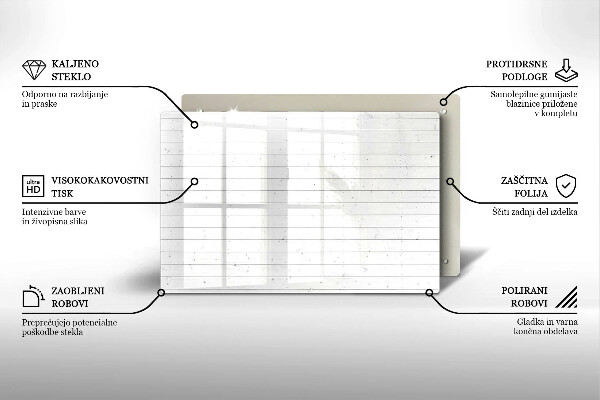 Zaščitna plošča za štedilnik Moderne svetle table