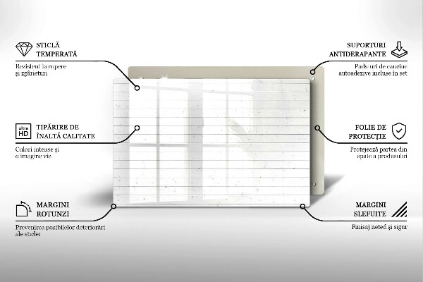 Zaščitna plošča za štedilnik Moderne svetle table