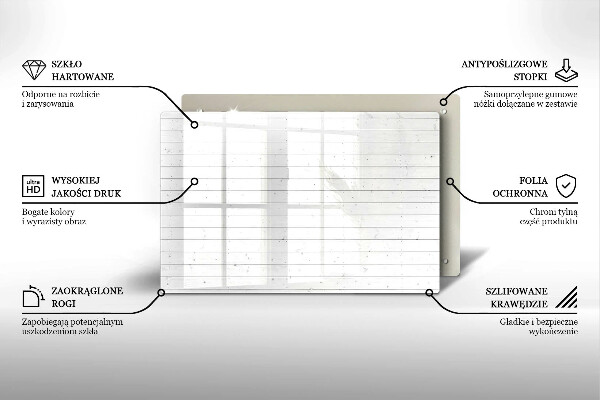 Zaščitna plošča za štedilnik Moderne svetle table