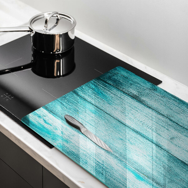 Zaščitna plošča za štedilnik Vintage lesene deske