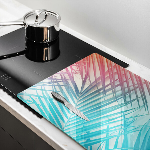 Zaščitna plošča za štedilnik Pastelni listi