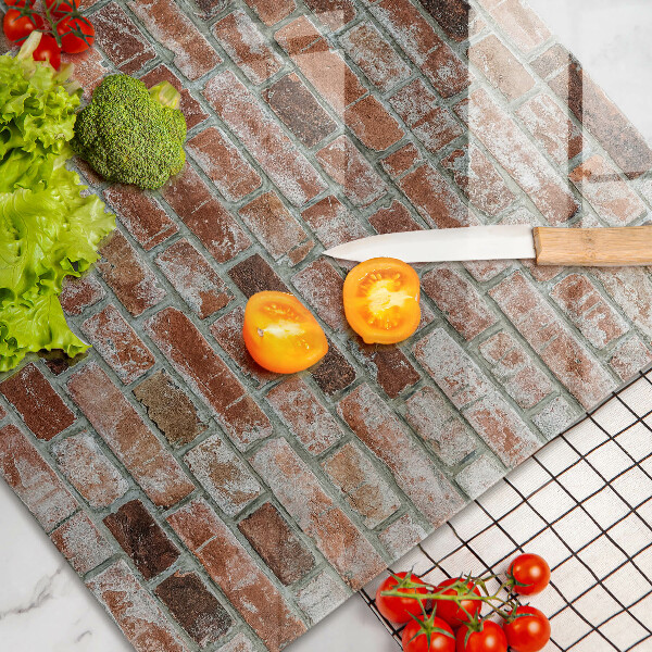 Zaščitna plošča za štedilnik Stara opečna stena