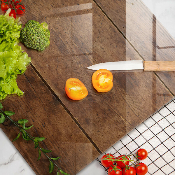 Zaščitna plošča za štedilnik Lesene deske in listi