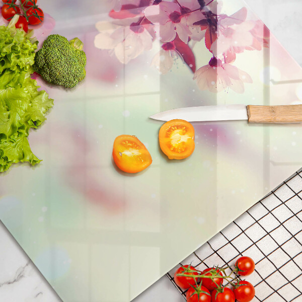 Zaščitna plošča za štedilnik Narava jablanovih cvetov