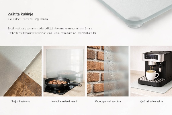 Zaščita za kuhinjski pult 2 kos 40x52 cm