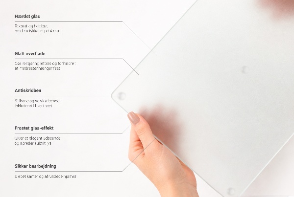 Zaščita za kuhinjski pult s potiskom 52x40 cm