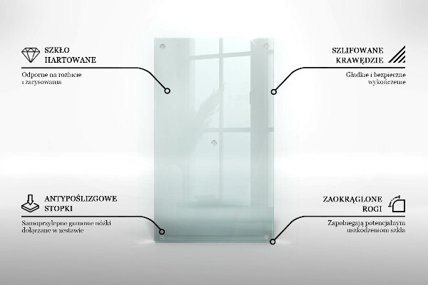 Prozorna zaščitna plošča za štedilnik 52x30 cm